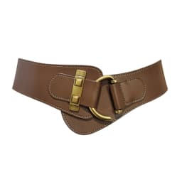 Gold Buckle Waist Belts For Women Pure-Color Leather Clothes Belt Adjustables Soft Belt For Girl Female Clothes Decoration