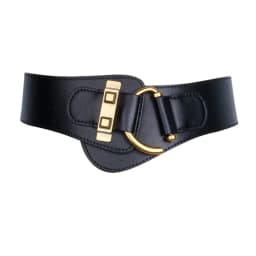 Gold Buckle Waist Belts For Women Pure-Color Leather Clothes Belt Adjustables Soft Belt For Girl Female Clothes Decoration