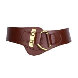 Gold Buckle Waist Belts For Women Pure-Color Leather Clothes Belt Adjustables Soft Belt For Girl Female Clothes Decoration