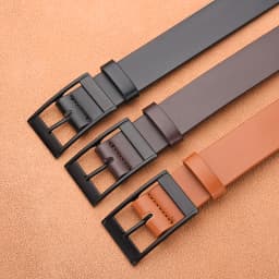 New Men's Luxury Belt PU Leather Belt Metal Pin Buckle High-Quality Well-Known Brand Designer Belt Jeans Men's Belt