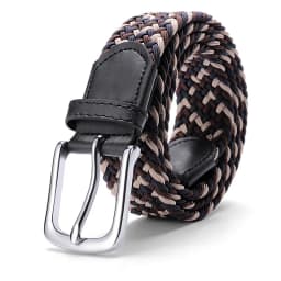 105cm 115 125cm 2024 New Design High Quality Men Casual Belt Woven Buckle Elastic Canvas All Match Women Pants Versatile Sense
