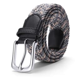 105cm 115 125cm 2024 New Design High Quality Men Casual Belt Woven Buckle Elastic Canvas All Match Women Pants Versatile Sense