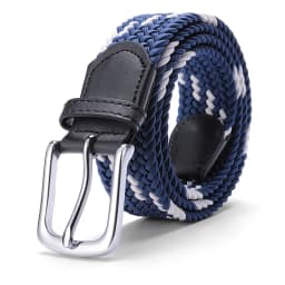 105cm 115 125cm 2024 New Design High Quality Men Casual Belt Woven Buckle Elastic Canvas All Match Women Pants Versatile Sense
