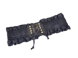 High Fashion Elastic Dress Belts for Women Punk Denim Stretchy Female Skirt Belts All-match Corset Casual Fabric For A Dress