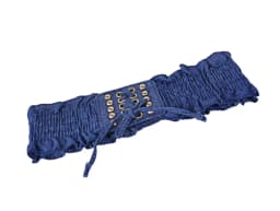 High Fashion Elastic Dress Belts for Women Punk Denim Stretchy Female Skirt Belts All-match Corset Casual Fabric For A Dress