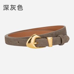 New Genuine Leather Belt Women's Versatile Fashion Decorative Dress Jeans Cow Leather Belt Trendy
