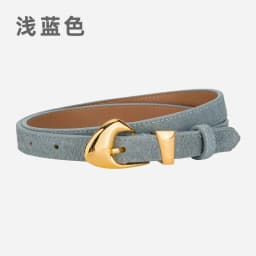 New Genuine Leather Belt Women's Versatile Fashion Decorative Dress Jeans Cow Leather Belt Trendy
