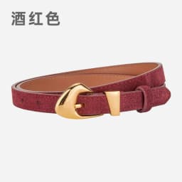 New Genuine Leather Belt Women's Versatile Fashion Decorative Dress Jeans Cow Leather Belt Trendy