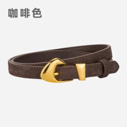 New Genuine Leather Belt Women's Versatile Fashion Decorative Dress Jeans Cow Leather Belt Trendy