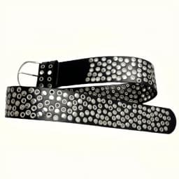 American Vintage Punk Wide Belt For Women Designed Versatile Y2k Luxury Pu Belt Spice Girls Prom Dress Embellished Belt