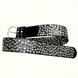 American Vintage Punk Wide Belt For Women Designed Versatile Y2k Luxury Pu Belt Spice Girls Prom Dress Embellished Belt
