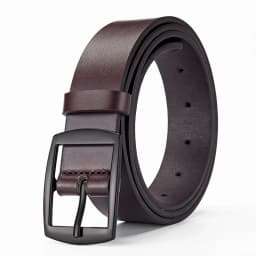 New High-end Men's PU Belt Fashionable Oval Alloy Buckle Exquisite Fit Style Durable and Versatile Jeans Casual Pants Belt