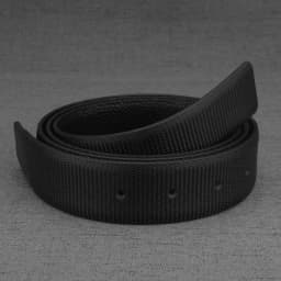High Quality White and Black Holes Genuine Leather Only Belts 3.3cm Wide Jeans Pin or Slide Cintos Masculinos P03