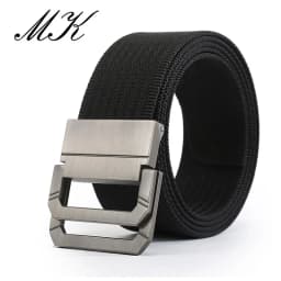 Maikun Nylon Belts for Men Army Tactical Men's Belt Double Rappelling Buckle Belt