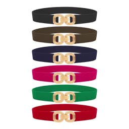 SISHION Plus Size 105cm 2025 Fashion Elastic Waist Cummerbund Corset Belt Black Green Red Women Belts Waistband YD0115