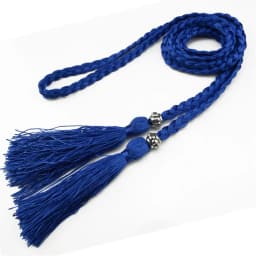 Women Braided Waist Belt Chinese Style Tassel Thin Belt Colorful Female Knot Decorated Waistband Waist Rope Hair Accessories Hot