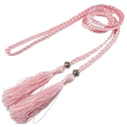 Women Braided Waist Belt Chinese Style Tassel Thin Belt Colorful Female Knot Decorated Waistband Waist Rope Hair Accessories Hot