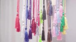 Women Braided Waist Belt Chinese Style Tassel Thin Belt Colorful Female Knot Decorated Waistband Waist Rope Hair Accessories Hot