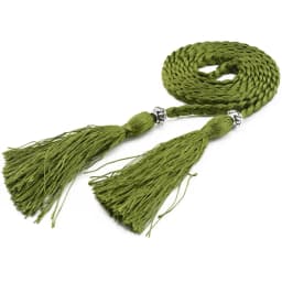 Women Braided Waist Belt Chinese Style Tassel Thin Belt Colorful Female Knot Decorated Waistband Waist Rope Hair Accessories Hot