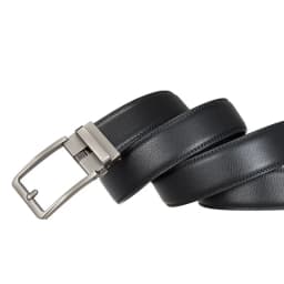 Men's belts fake pin buckle belts popular styles durable soft PU leather business belts automatic buckle belts adjustable belts