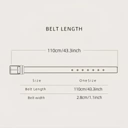 Unisex Black PU Leather Belt with Pin Buckle & Eyelets - Punk Style, for Jeans & Casual Wear