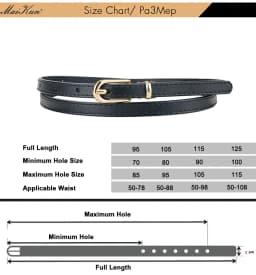 Maikun Women Belts Alloy Pin Buckle Genuine Leather Thin Belt Female Waistband for Jeans Dresses Pants