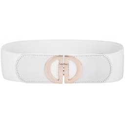 Women Wide Elastic Waist Belt Ladies Retro Fashion Cinch Stretchy Stylish PU Leather Dress Waistband