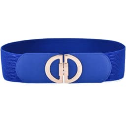 Women Wide Elastic Waist Belt Ladies Retro Fashion Cinch Stretchy Stylish PU Leather Dress Waistband