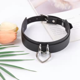 UYEE Punk Spike Metal Collar YK2 Girls Leather Harness Choker Necklace for Women Party Club Chockers Gothic Belt Harajuku