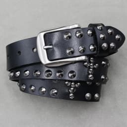 Heavy Metal Punk Belt Genuine Leather Hip Hop Belts For Men Cross Rivet Jeans belt male Strap Ceinture Homme designer belt