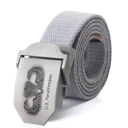SupSindy New Men&Women Military Canvas Belt Luxury US Paratrooper Metal Buckle Jeans Belt Army Tactical Belts for Men Strap Male