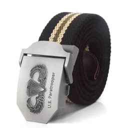 SupSindy New Men&Women Military Canvas Belt Luxury US Paratrooper Metal Buckle Jeans Belt Army Tactical Belts for Men Strap Male