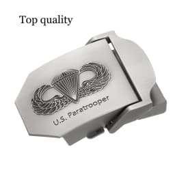 SupSindy New Men&Women Military Canvas Belt Luxury US Paratrooper Metal Buckle Jeans Belt Army Tactical Belts for Men Strap Male