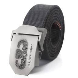 SupSindy New Men&Women Military Canvas Belt Luxury US Paratrooper Metal Buckle Jeans Belt Army Tactical Belts for Men Strap Male