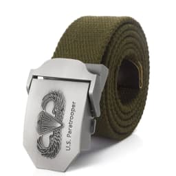 SupSindy New Men&Women Military Canvas Belt Luxury US Paratrooper Metal Buckle Jeans Belt Army Tactical Belts for Men Strap Male