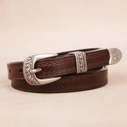 Maikun Fashion Women's Pin Buckle Temperament Belt Casual Leather Fine Vintage Pants for Women with Jeans