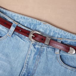 Maikun Fashion Women's Pin Buckle Temperament Belt Casual Leather Fine Vintage Pants for Women with Jeans
