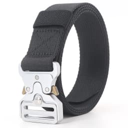 32mm Wide Heavy Duty Military Tactical Belt for Men And Women with Quick Release Alloy Buckle Adjustable Nylon Webbing Work Belt