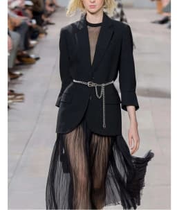 Gold Silver Metal Waist Chain Suit Dress Belt Versatile Fashion Cool Style Pants Chain Belts Hip Hop Accessory Belt