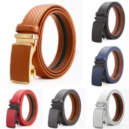 2025 Alloy Automatic Buckle Fashion Belt Genuine Leather Luxury Belts Minimalist Youth Waistband High Quality Women Men Gifts