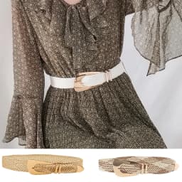 Fashion Women PP Straw Belt Bohemian Wide Elastic Waist Belt Braided Waistbelt Summer Casual Dress Waistband Apparel Accessories