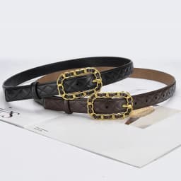 Women Belts Many Colurs Optional Genuine Leather Fashion Women's Pin Buckle Belt 2.3cm Wide Female Accessories 2022 FSA299