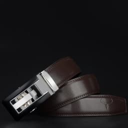 COWATHER 2021 Genuine Leather belts for men High quality brown black color metal automatic buckle Strap male Jeans cowboy CZ045