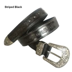 IEFB Men's Embossed Belt Leather Floral Carving Genuine Belts Men Women Jean's Decoration Luxury Designer Waistband 9W1163