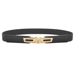 SISHION Designer Elastic Women Belt YD0091 Black White Brown Camel Ceinture Femme Leather Belts Punk Gurtel Herren Waistband