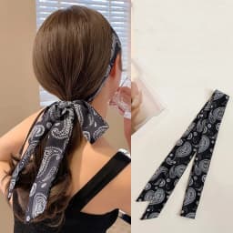 Trendy Long Skinny Plaid Waist Belt with Jeans Necktie Scarf - Fashionable Hairband & Decorative Accessory for Stylish Outfits
