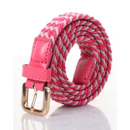 SupSindy Women&Children's Elastic Belt Pin Buckle Weave Stretch Canvas Belt Candy Colors Luxury Jeans Belts for Boys Girls Strap