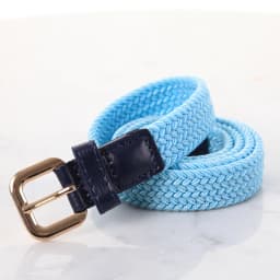 SupSindy Women&Children's Elastic Belt Pin Buckle Weave Stretch Canvas Belt Candy Colors Luxury Jeans Belts for Boys Girls Strap