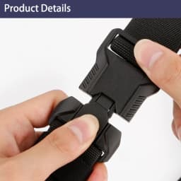 1Pcs Men's Canvas Belt - Sporty Style, Quick Release Plastic Buckle, Casual Training and Jeans Accessories