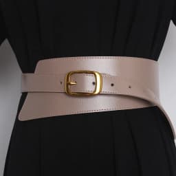 Women's Coat Wide Waistband Genuine Leather Cummerbunds Female Dress Corsets Versatile Waist Belts Decoration Wide Belt